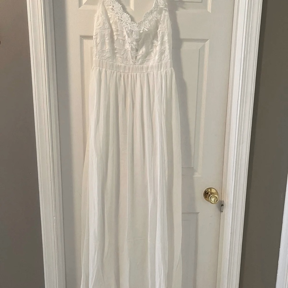 Handmade Wedding or Bridal Shower White Dress